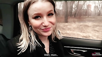 Social Experiment Ended For Presenter With Cum In Her Pussy