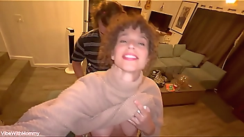 Stepmom Gives Stepson First Public Bathroom Fuck